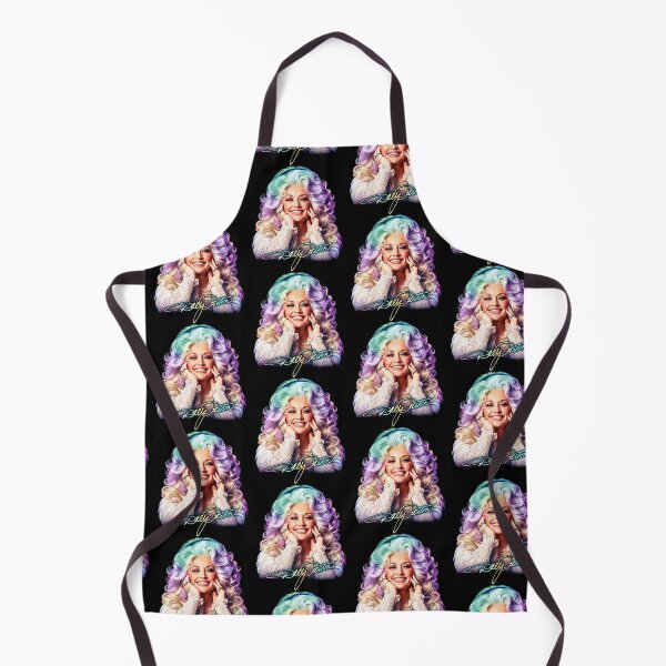Item preview, Retro Dolly Parton Rainbow Hair Queen Of Country Signature designed and sold by TrevionYoster.