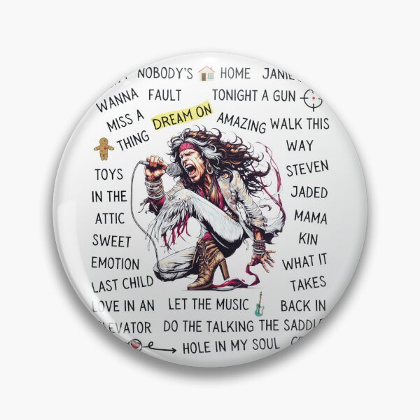 Item preview, Steven Tyler Art with Song Titles designed and sold by GINAMILTON12.