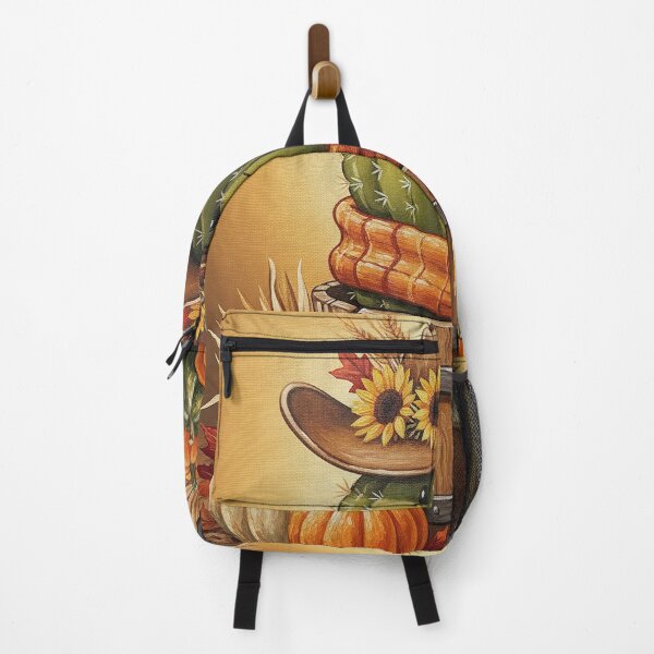 Item preview, Cute Cactus Cowboy Hat Autumn Pumpkin Farmhouse Fall Poster - Whimsical Sunflower Wall Art designed and sold by FestivityFinds.