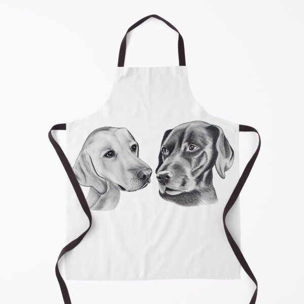 Item preview, Labrador Retriever friends-Pencil drawing designed and sold by SamuraiSixCoin.