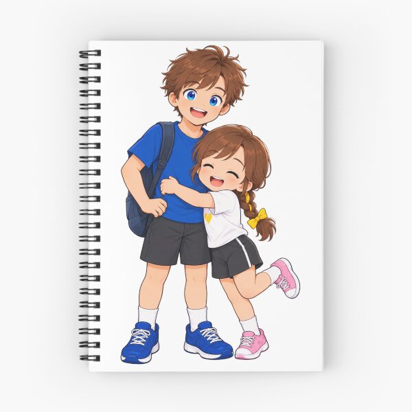 Item preview, Kenzie Big Brother Hug Cartoon Character Design designed and sold by Kenzie & Co.
