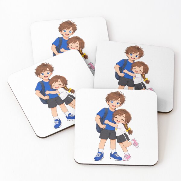 Item preview, Kenzie Big Brother Hug Cartoon Character Design designed and sold by Kenzie & Co.