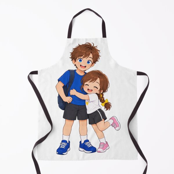 Item preview, Kenzie Big Brother Hug Cartoon Character Design designed and sold by Kenzie & Co.