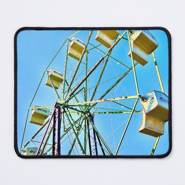 Item preview, Old Ferris wheel print color version designed and sold by LumiaDesigns by Jordyn.