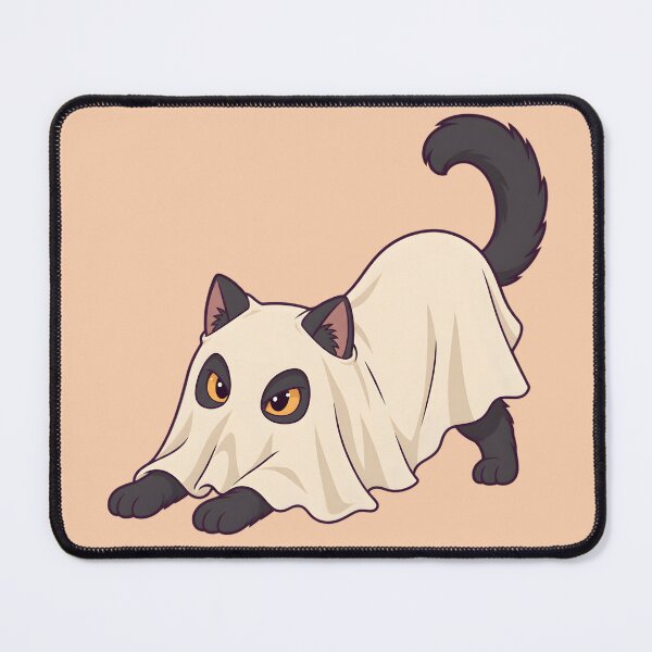 Item preview, Stretchy Ghost Cat – Spooky Halloween Kitty designed and sold by ChromaRune.