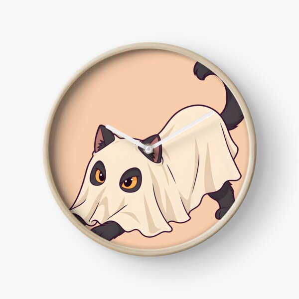 Item preview, Stretchy Ghost Cat – Spooky Halloween Kitty designed and sold by ChromaRune.