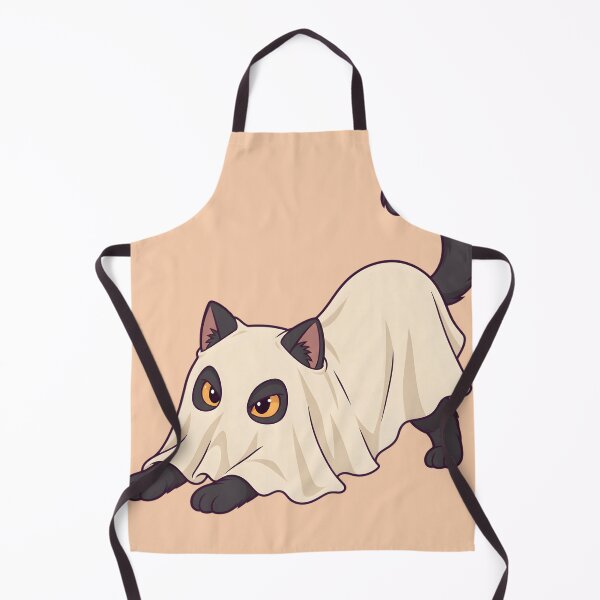 Item preview, Stretchy Ghost Cat – Spooky Halloween Kitty designed and sold by ChromaRune.