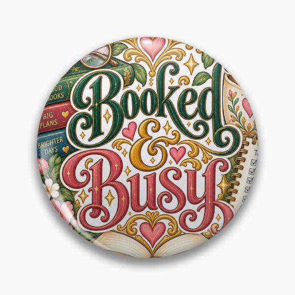 Item preview, Booked and Busy designed and sold by ChaosChapter69.