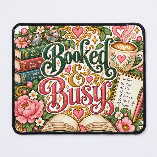 Item preview, Booked and Busy designed and sold by ChaosChapter69.