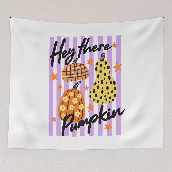 Item preview, Hey There Pumpkin Colorful Retro Fall designed and sold by NoeValdric.
