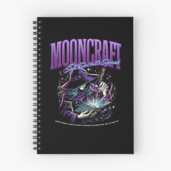 Item preview, Mooncraft Soft Spirits Speak Witch & Cat Magic Illustration designed and sold by FaeryNuff.