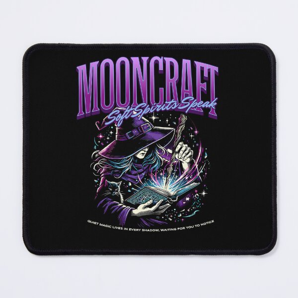 Item preview, Mooncraft Soft Spirits Speak Witch & Cat Magic Illustration designed and sold by FaeryNuff.