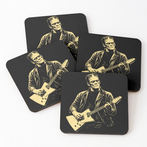 Item preview, Frankenstein Playing Electric Guitar Rock And Roll Graphic designed and sold by TrevionYoster.