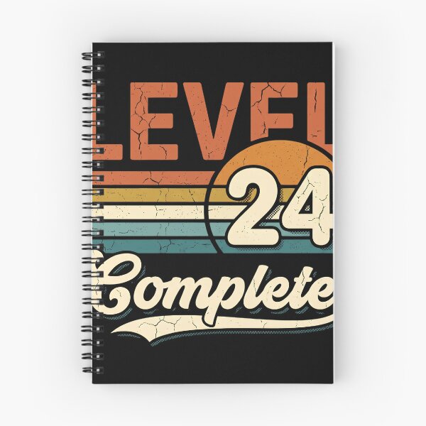 Item preview, Level 24 Complete Vintage Gamer 24th Birthday Retro Gaming Gift designed and sold by Zizo-DR44.