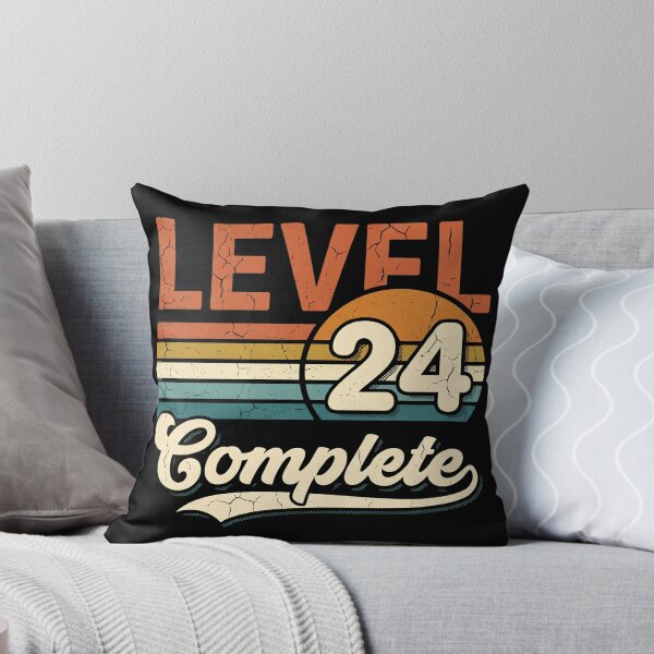 Item preview, Level 24 Complete Vintage Gamer 24th Birthday Retro Gaming Gift designed and sold by Zizo-DR44.