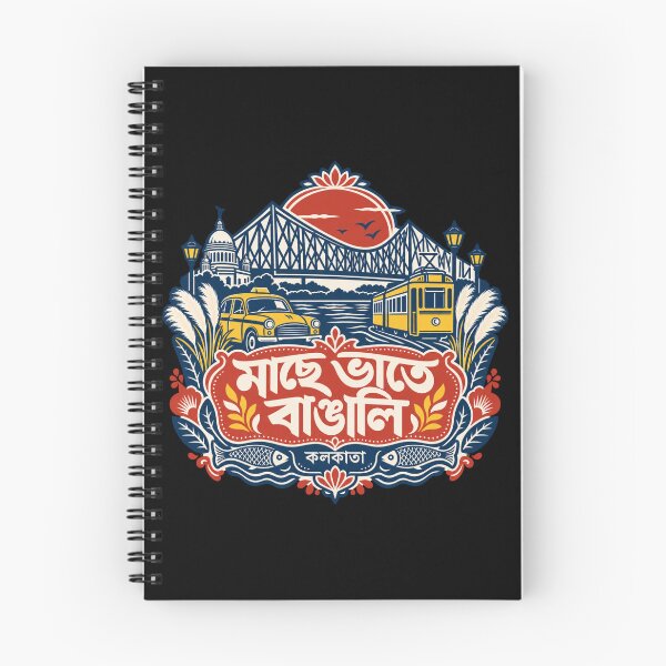 Item preview, Mache Bhate Bangali Kolkata Fish And Rice Retro Art designed and sold by aneekhait.