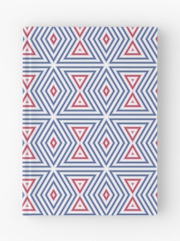 Thumbnail 1 of 3, Journal, Geometric multi-colored pattern shapes designed and sold by fuzzyfox.