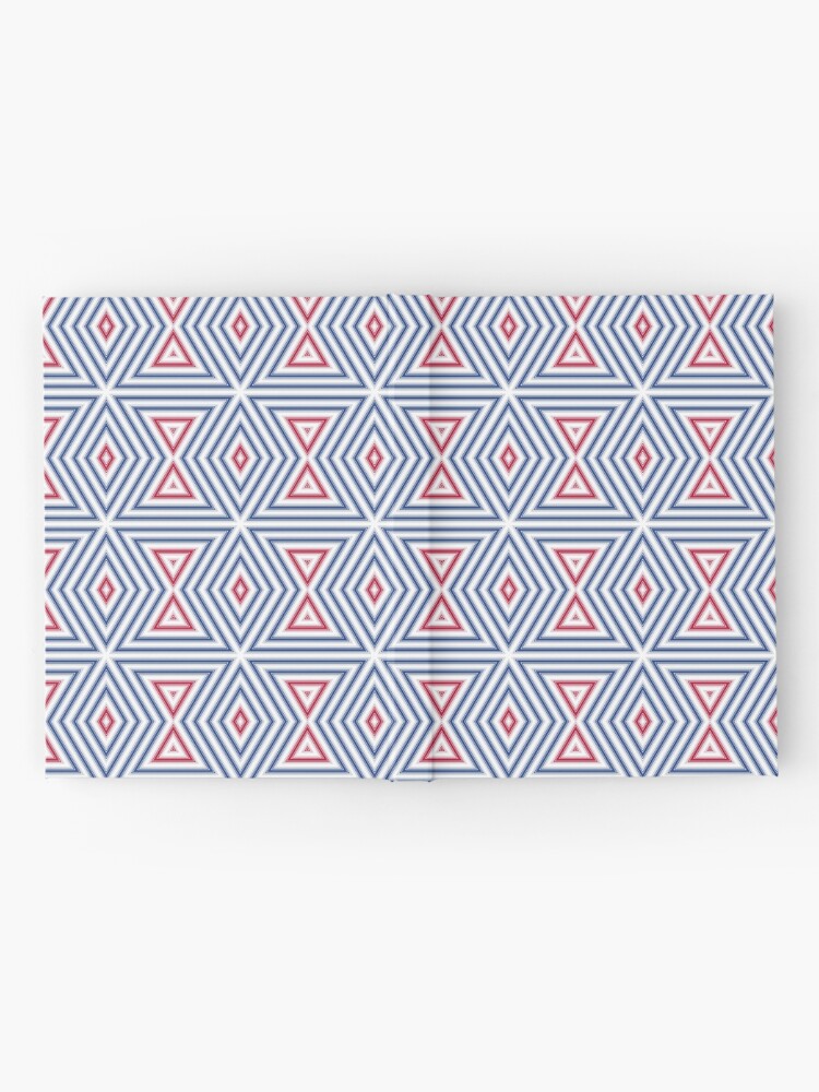 Thumbnail 2 of 3, Journal, Geometric multi-colored pattern shapes designed and sold by fuzzyfox.