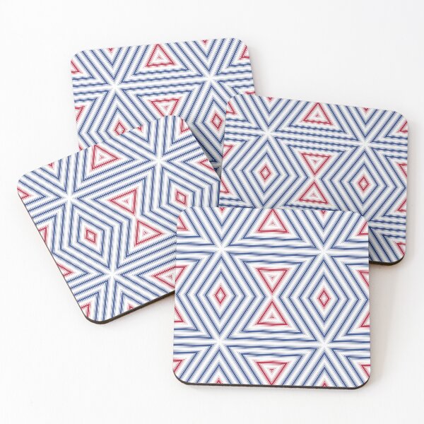 Item preview, Geometric multi-colored pattern shapes designed and sold by fuzzyfox.
