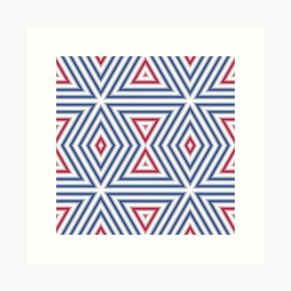 Item preview, Geometric multi-colored pattern shapes designed and sold by fuzzyfox.
