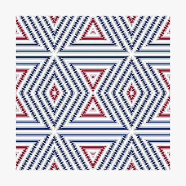 Item preview, Geometric multi-colored pattern shapes designed and sold by fuzzyfox.