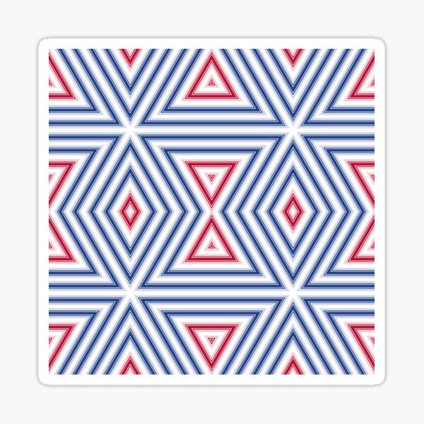 Item preview, Geometric multi-colored pattern shapes designed and sold by fuzzyfox.