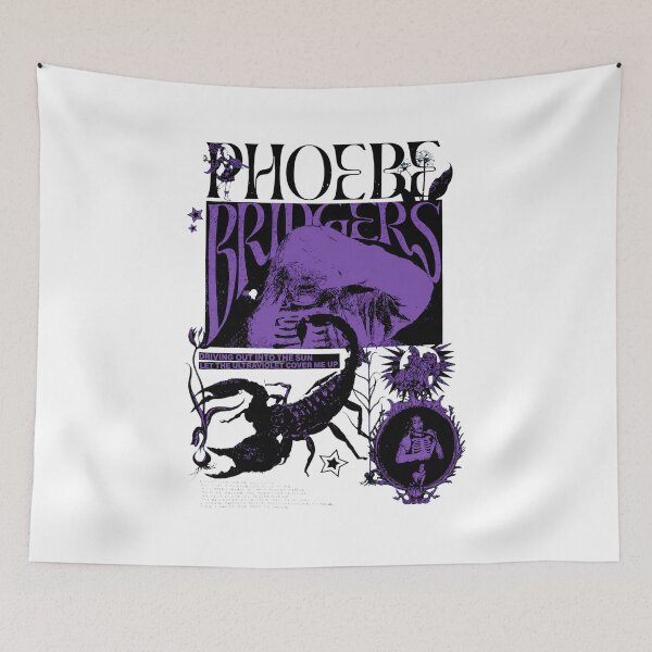 Item preview, Phoebe Bridgers Scorpion & Sun Lyric Design designed and sold by LEAHHATFIELD.