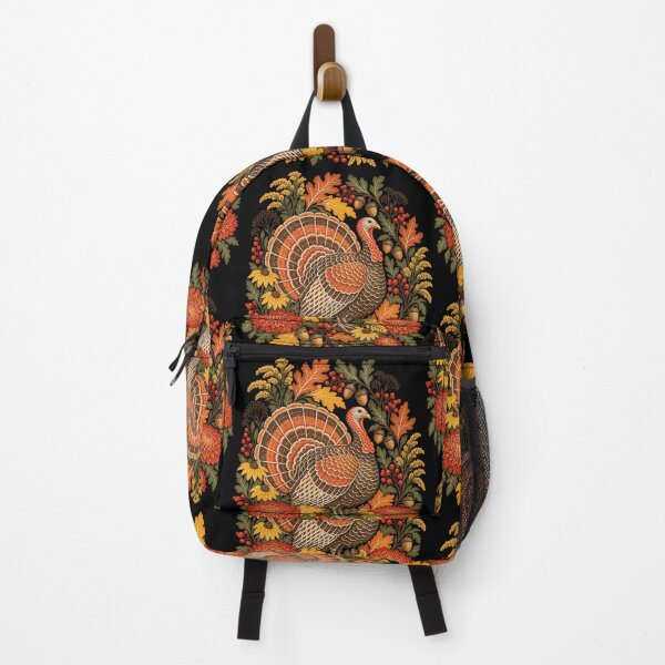 Item preview, Vintage Autumn Wild Turkey Botanical Thanksgiving Harvest Design designed and sold by JapanAnimeSH2.