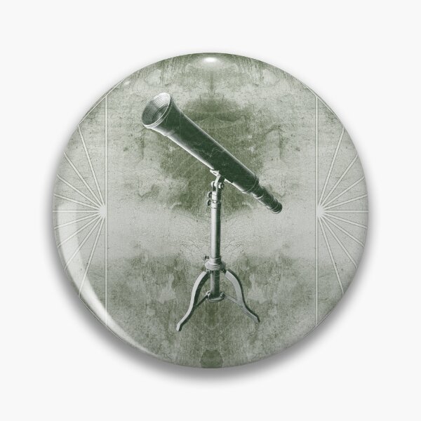 Item preview, Antique Brass Telescope on Folding Tripod Stand Green designed and sold by Ghoul Enterprises.