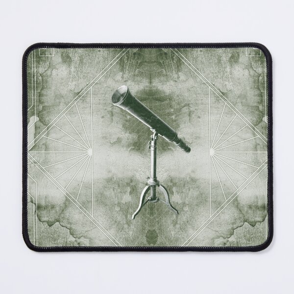 Item preview, Antique Brass Telescope on Folding Tripod Stand Green designed and sold by Ghoul Enterprises.