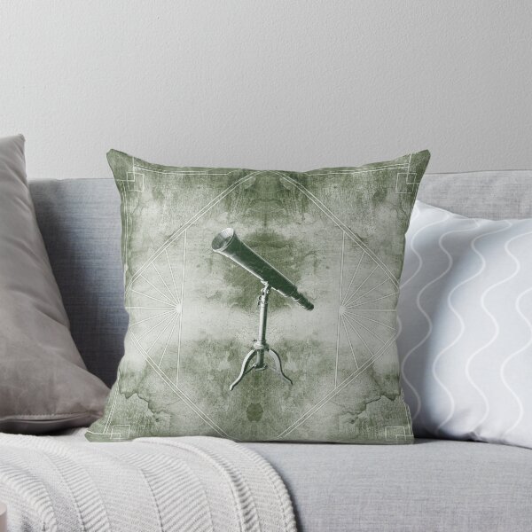 Item preview, Antique Brass Telescope on Folding Tripod Stand Green designed and sold by Ghoul Enterprises.