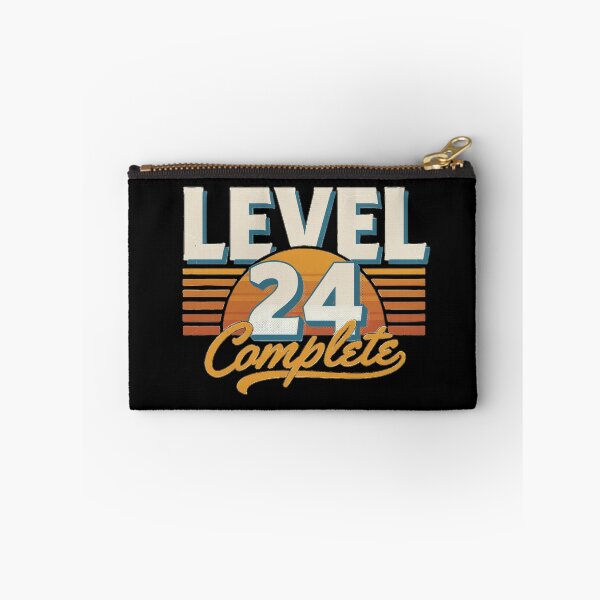 Item preview, Level 24 Complete Retro Gaming 24th Birthday Vintage Gamer designed and sold by Zizo-DR44.
