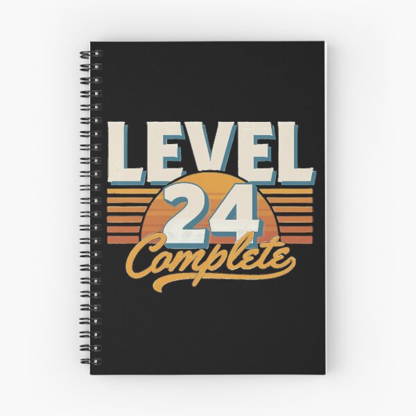 Item preview, Level 24 Complete Retro Gaming 24th Birthday Vintage Gamer designed and sold by Zizo-DR44.