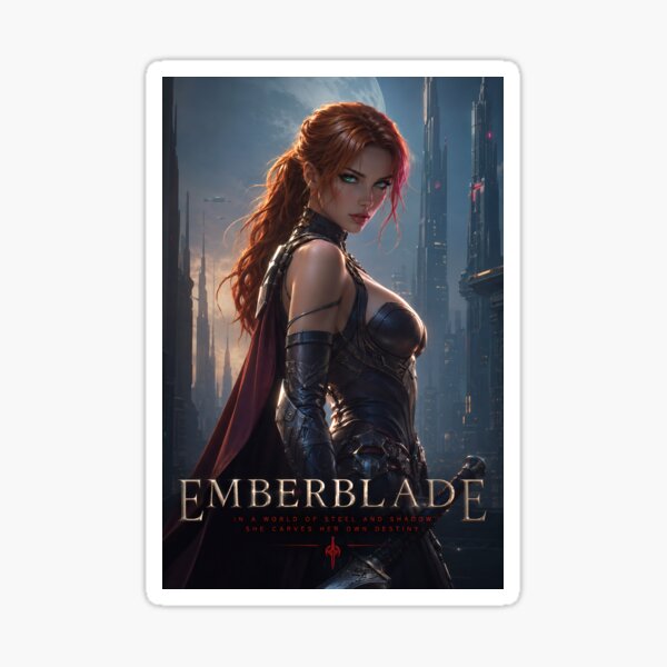 Item preview, Emberblade Sci-Fi Fantasy Poster designed and sold by Moviebuff91.