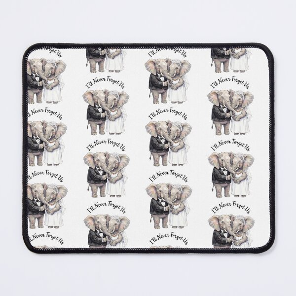 Item preview, Elephant Wedding Couple Standing designed and sold by Tiffany Roy.