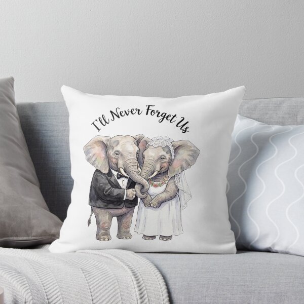 Item preview, Elephant Wedding Couple Standing designed and sold by Tiffany Roy.