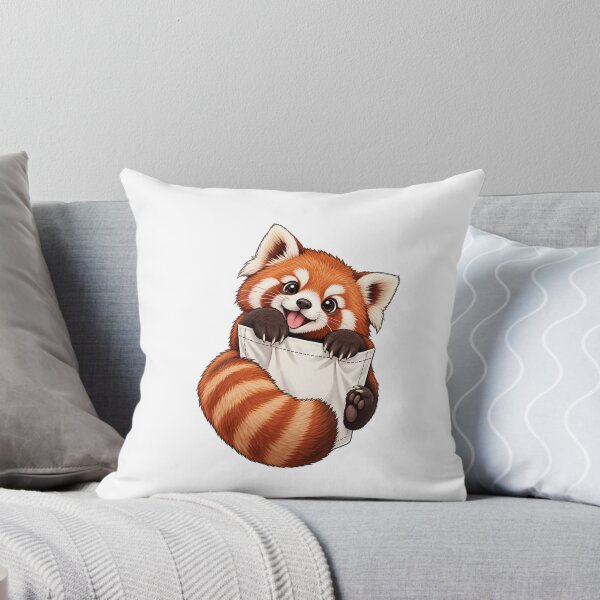 Item preview, Red Panda Hugging Pocket  designed and sold by Desikhanna123.