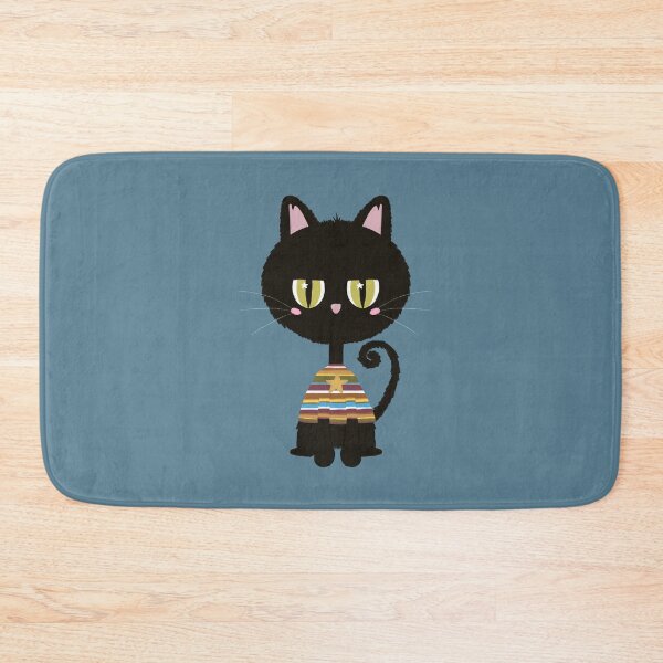 Item preview, Cat in Rainbow Sweater designed and sold by paigealayna.