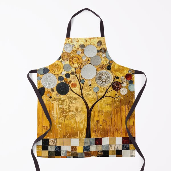 Item preview, Golden Tree of Life in Gustav Klimt Style designed and sold by Vicky Brago-Mitchell®.