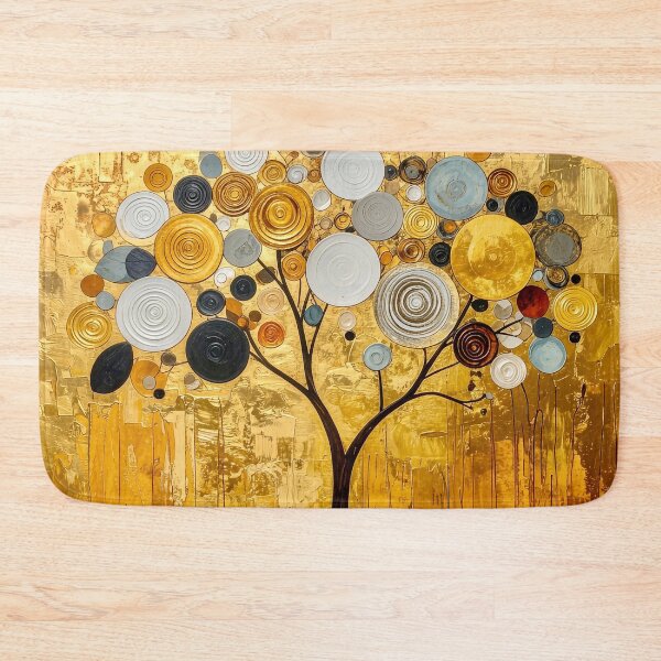 Item preview, Golden Tree of Life in Gustav Klimt Style designed and sold by Vicky Brago-Mitchell®.