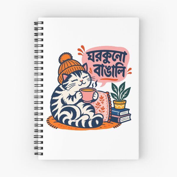 Item preview, Ghorkuno Bangali Cat Introvert Bengali Coffee Lover designed and sold by aneekhait.