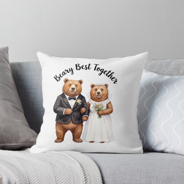 Item preview, Bear Wedding Couple Standing designed and sold by Tiffany Roy.