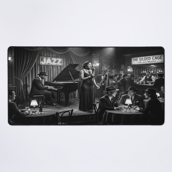 Item preview, 1930s Monochrome Jazz Noir Club Performance Scene designed and sold by Solomon-Ent-144.