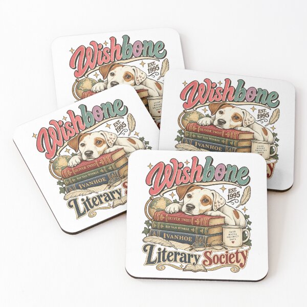 Item preview, Vintage 1995 Literary Society Reading Dog Classic Books Design designed and sold by JapanAnimeSH2.