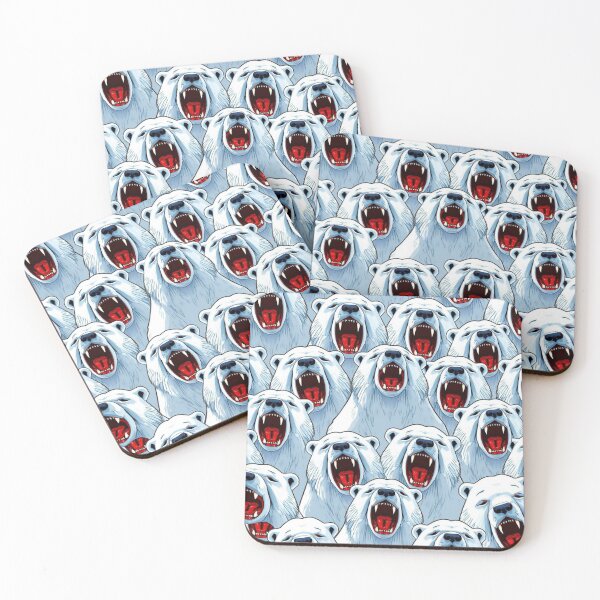 Item preview, Roaring Polar Bear Pattern designed and sold by pUNKnown.