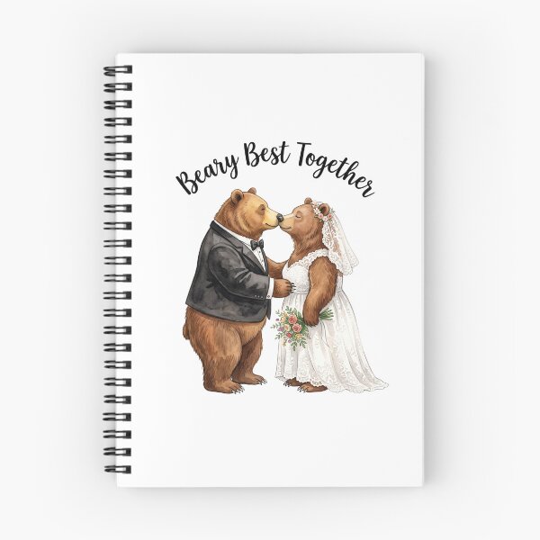 Item preview, Bear Couple Wedding Kiss designed and sold by Tiffany Roy.