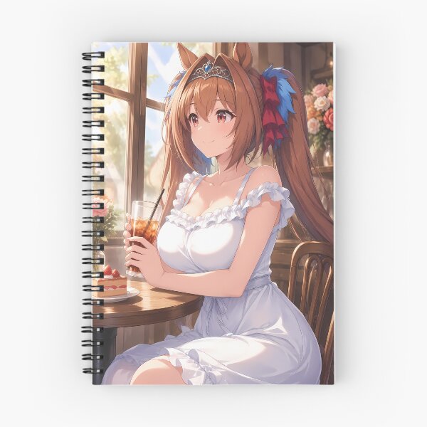 Item preview, Daiwa Scarlet Uma Musume Sunny Cafe Break designed and sold by SolenneAzur.