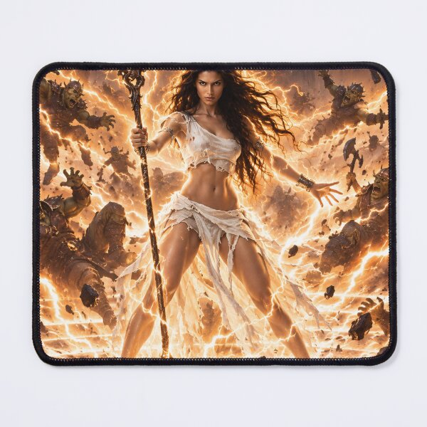 Item preview, The Lightning Sorceress: This Fight is Over! designed and sold by Moviebuff91.