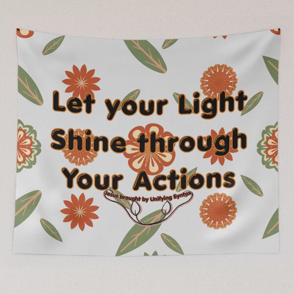 Item preview, Let Your Light Shine Through Your Actions - Inspiring Minimalism Products designed and sold by UnifyingSyntax.