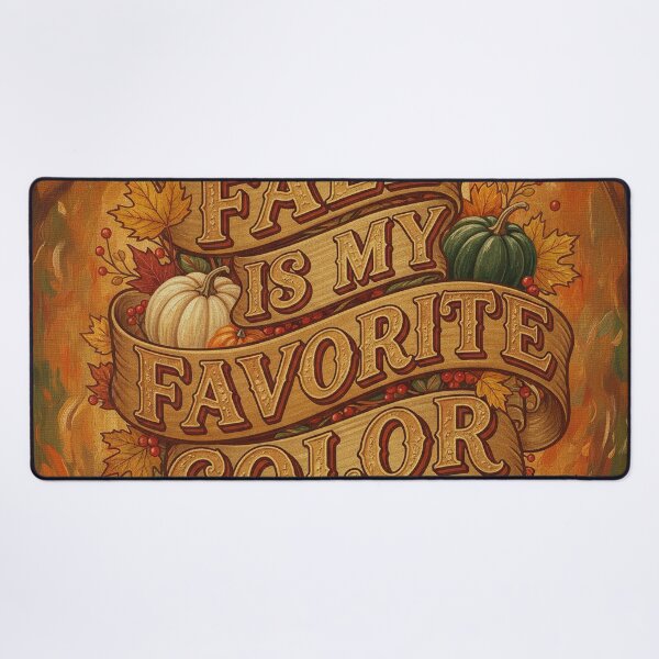 Item preview, Fall Is My Favorite Color Vintage Autumn Pumpkin and Leaves  designed and sold by FestivityFinds.